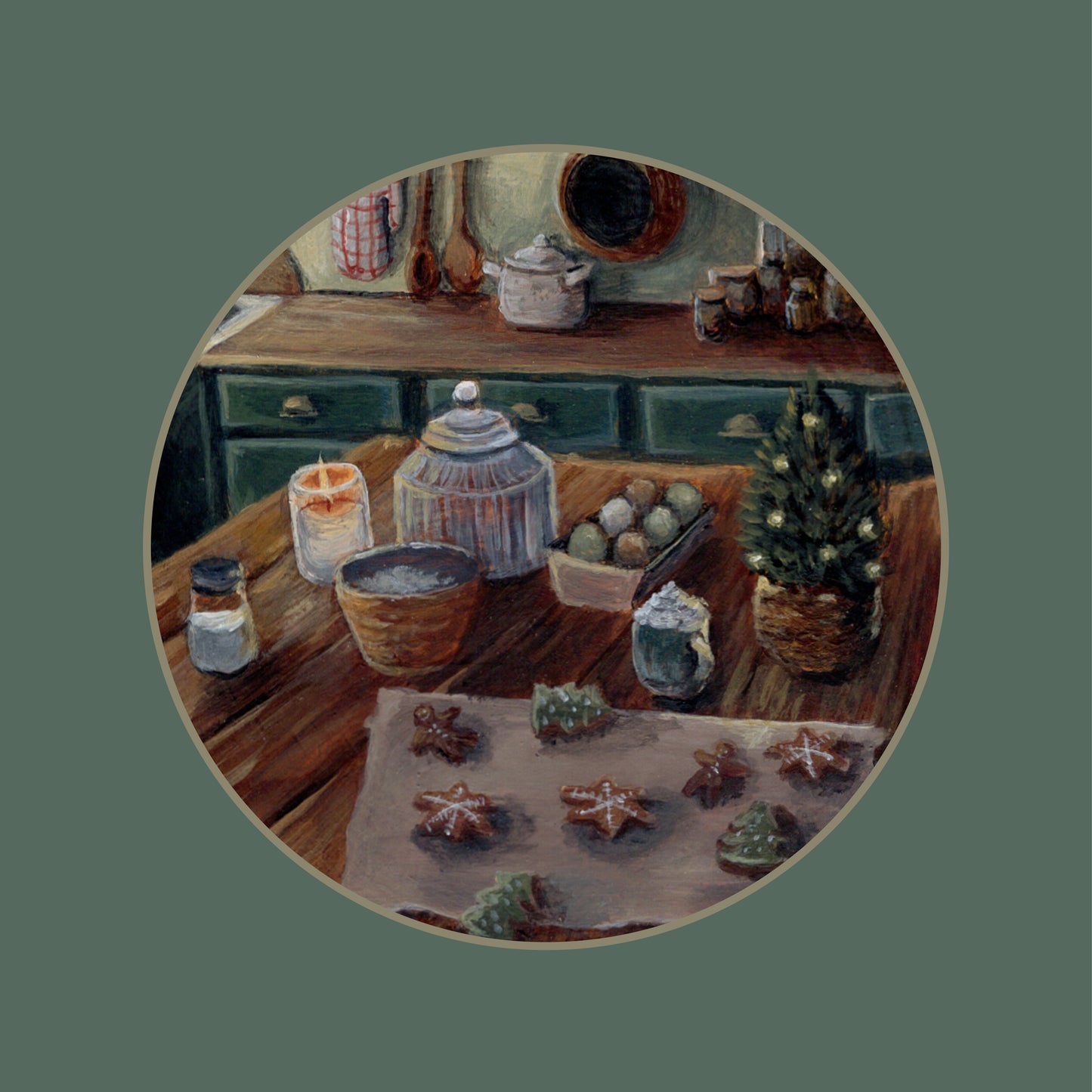 Christmas Cookies Limited Giclée Print